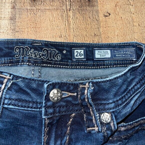 Miss me mid rise boot cut jeans dark wash - Picture 5 of 10